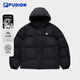 FILA FUSION Fila trendy brand couple style down jacket 2025 winter loose warm hooded jacket