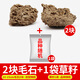 Water-absorbing stone rockery bonsai water-absorbing stone rockery bonsai natural raw stone landscaping small ornaments ornamental stone rough stone two pieces of grass seeds a pack