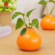 Love has been filled with sugar, simulated orange art vase, simple ceramic vase, birthday gift, living room table decoration, vase height 10cm