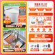 欧琳（OULIN） 1.2MM加厚厨房手工水槽双槽304不锈钢洗菜盆一体盆大容量洗碗池 9205H配CFL107H 纳米款800*450