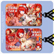 Hanoufei 2d Juegos CANGTI TIBAO PERIPHER CARD SET CASE DE PROTECCIÓN DE CARDETA DE CAMPO CAMPUS YANGCHENG BUS ACCESS CARD LATA TIBAO-S15868 Conjunto de tarjeta + cuerda blanca