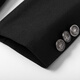 Late White New Product 2025 Autumn Fashion One Button Slim Fit Versatile Commuting Long Sleeve Blazer Women Black M