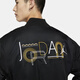 Nike (NIKE) Jordan Official Nike Jordan Men's Jacket Winter Jacket Cotton Warm Printed Embroidery Lightweight CZ1191 010 Black/University Gold/White/(University Gold) S