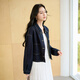 Three Color 2025 Autumn New Model [Fat-proof Denim] Retro Loose Jacket Denim Clothing Casual Top S Deep Sea Blue M 160/84A