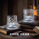 Depinte decompression luminous rotating whiskey glass foreign wine cup Internet celebrity rotating cup water cup crystal glass beer cup diamond 1 piece