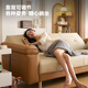 Mumian Cat Claw Leather Sofa Bed Sofa Bed Integrated and Two-Use Foldable Multi-Function Living Room Sofa 2025 New YH-666