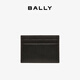 BALLY new autumn MYTHOS men's cowhide card holder 6308565 black 10*7cm