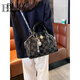 BLZ COWHIDE LIGHT LUXURY Bags para mujeres 2025 Nuevo moderno Bag de cáscara de diamantes de diablo Drineston