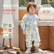 WELLBER constant temperature sleeping bag for infants and toddlers 1-3 years old, silk pajamas, autumn and winter children's anti-kick quilt, thin quilted undersea M