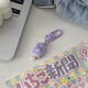 Keychain mignon caricatures amusant inscripte simululay play pendant girl couple meilleur ami sac à dos accessoires cadeau 1 paquet (modèle aléatoire)