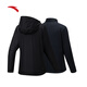 ANTA Fleece 3-in-1 Soft Shell Jacket丨Earth Shell Sports Jacket Women's Polar Fleece Lined Jacket Top