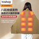 YOSHOY Electric Heated Shawl Blanket Warm Cloak Electric Heated Body Warming Blanket Multifunctional Heating Blanket Portable Electric Blanket Light Green (without power bank) 150cm*80cm