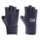 DAIWA autumn and winter DG-8023CS winter non-slip fishing gloves, cold-proof and warm fingerless gloves, 3 fingers exposed, black