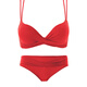Modal Underwear Set Women's Red Zodiac Year Bra Women's Small Breast Gathered Wireless Underwear Wedding Bride Small Breast Bra Red Set 75B 75/34B