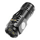 LED strong light flashlight zoom long-range ultra-high endurance outdoor multi-function searchlight outdoor emergency long-range strong light flashlight 400 mAh ABS explosive model