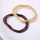 Jian Yingshu high elastic four-strand hair ties 20 pieces high elastic rubber band high ponytail headband hair tie leather case