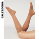 Calzedonia Kaze Italian Socks Women's Summer 30D Thin Trendy Ins Translucent Knee Socks JK Socks MIG001 Beige-009 One Size