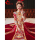 Yifen Mengfang High-End Xiuhe Suit Bride 2025 Nouvelle robe de mariée Robe de mariée chinoise Dragon et Phoenix Robe de mariée de robe Phoenix Robe rouge Robe automne