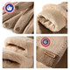 SCOTT GOOSE Gloves Women's Autumn and Winter Wool Fur Warm Windproof New Year's Gift Cashmere Plus Velvet Thickened Cycling Touch Screen Khaki Cashmere One Size