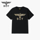 
BOY LONDON [Dark Compass] Couple style short-sleeved scepter print street fashion brand T-shirt N01906 Black N0103902 S