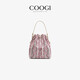 Bolsas para mujeres de Coogi y estilo femenino 2025 Light Luxury Bucket Bag Bag Chino Valentín Regalo de cumpleaños para novia y esposa