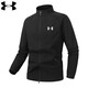 Under Armor Sports Stand Collar Jacket Men's 2025 New Outdoor Cycling Clothing Casual Running Stretch Windproof Jacket Dark Gray 2XL