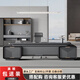 Technological boss desk, office desk, high-end president desk, simple and modern office manager desk, painted desk desk and chairs, 2.4m single cabinet boss desk