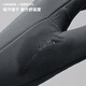 EVR cycling long finger gloves for men and women in autumn and winter fleece graphene warm road bicycle outdoor skiing explore dark gray-graphene fleece-non-slip-touch screen L