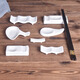 Lancaihe hotel suitable for ceramic chopstick holder chopstick holder chopstick holder small chopstick holder chopstick holder Japanese style Dynasty chopstick holder ten pack