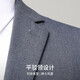 Hodo (Hodo) two-piece suit and trousers high-end autumn and winter men's suit casual business professional wedding jacket suit