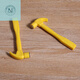 LNGA LANDGRE claw hammer plastic hammer yellow plastic hammer mini toy small hammer plastic handle small hammer children DIY Korean style yellow small hammer 1 pack