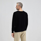 Zhengchen/Zhengchen mulberry silk cashmere blended Henry collar sweater men's autumn top Y-M96352 white S 48
