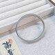 Beijing Gold Trading Center Co., Ltd. Platinum plain ring bracelet, shiny fixed mouth bracelet, about 18g, ring number 56