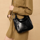 CHARLES/KEITH25 autumn new product simple portable tote cabbage basket bag Chinese Valentine's gift CK2-30782659 Noir black S