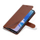 Ju Xiaozhi eignet sich für Redmi K60 Mobiltelefonkoffer Flip Leder Case 23013RK75C Wallet Balleet Model Card-fähige Hülle Full-Pack Anti-Fall-Fall-Innenschalen-Magnetschnalle-Schutzabdeckung für Männer und Frauen Redmi K60 [Brown] [Brown]