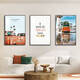Yonghuan Wohnzimmer Dekoration Malerei Moderne minimalistische Nordische Landschafts Wandmalerei Sofa Hintergrund Wandhängemal