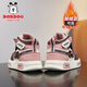BOBDOG girls' cotton shoes, girls' sports shoes, winter velvet thickened warm second cotton high top aj sneakers winter children's shoes pink (high top second cotton) 29 (suitable for foot length 17.5)