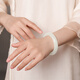 Impression Eyes Premium Grade Hetian Jade Bracelet White Jade Bracelet Peace Bracelet The inner diameter is about 53-54mm for my mother