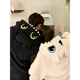Couple pajamas winter plus velvet cartoon couple pajamas coral velvet winter one man and one woman thickened plus velvet hooded winter Toothless black and gray hooded top + pants single set 2XL male 155-180Jin Jin is equal to 0.5 kg