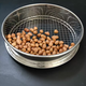 Yusenyi sieve sieve sieve sand sieve flour sieve cat fragrance powder dust rice cake powder stainless steel filter sieve medium sieve diameter 25 cm 3 mesh hole 8mm peanuts do not leak 25 inches