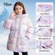 Disney Girls Lightweight Down Jacket 2025 Autumn and Winter New Children's Warm Children's Clothes Mid-Length Baby Down Jacket