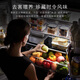 COLMO black pearl 522L French multi-door refrigerator automatic ice making flat screen fully embedded first-level energy efficiency dual system AI molecular grade treasured star stone black CRBUF522-C3 national subsidy