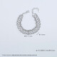 Lao Fengxiang PT950 platinum bracelet for women platinum starry star fruit chain bracelet gourd bouncy bead platinum about 11.17g/platinum bouncy bead lace woven bracelet