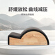 OTHER/Other Pilates spine equipment wooden spine anti-scoliosis back stretching traction fitness training equipment for teaching Oak model black PU leather surface