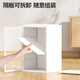 Resistant and unrestrained long-tube over-the-knee short boots shoe box storage box shoe rack shoe cabinet shoe storage cabinet artifact transparent Moran White 2-piece discount for another 20 yuan 33.5x28x50cm