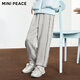 MiniPeace太平鸟童装冬新针织长裤FBGHE4E97 静谧灰 150