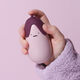 MUID Eggplant Hand Warmer USB Charging Portable Mini Warming Device Charming Purple