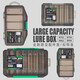Zailu Luya bait box, fake bait storage box, double-layer multi-functional fishing box, fishing gear storage, Minnow pencil box accessories, full series of four-piece set