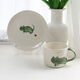 Tiger à trois avril Tiger à la main pour chaton peint à la main Tasse ménage après-midi Aupo-, tasse de bureau, tasse de lait de lait