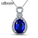 Lirokini Necklace for Women Tanzanite Blue Gemstone Pendant High-End Jewelry Women's Day Birthday Gift 2 Carat Tanzanite Necklace Brand Gift Box